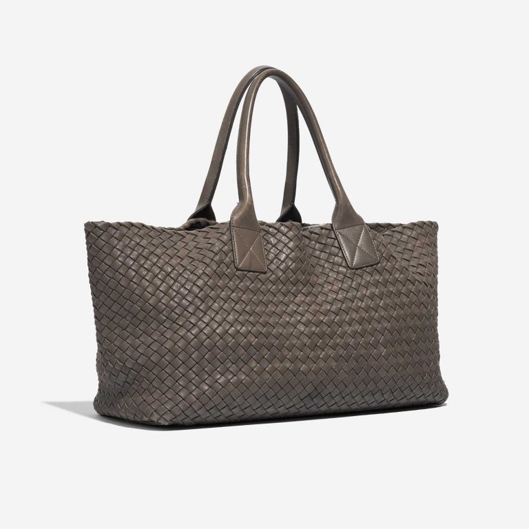 Pre-owned Bottega Veneta bag Cabat Large Lamb Brown Brown Side Front | Sell your designer bag on Saclab.com