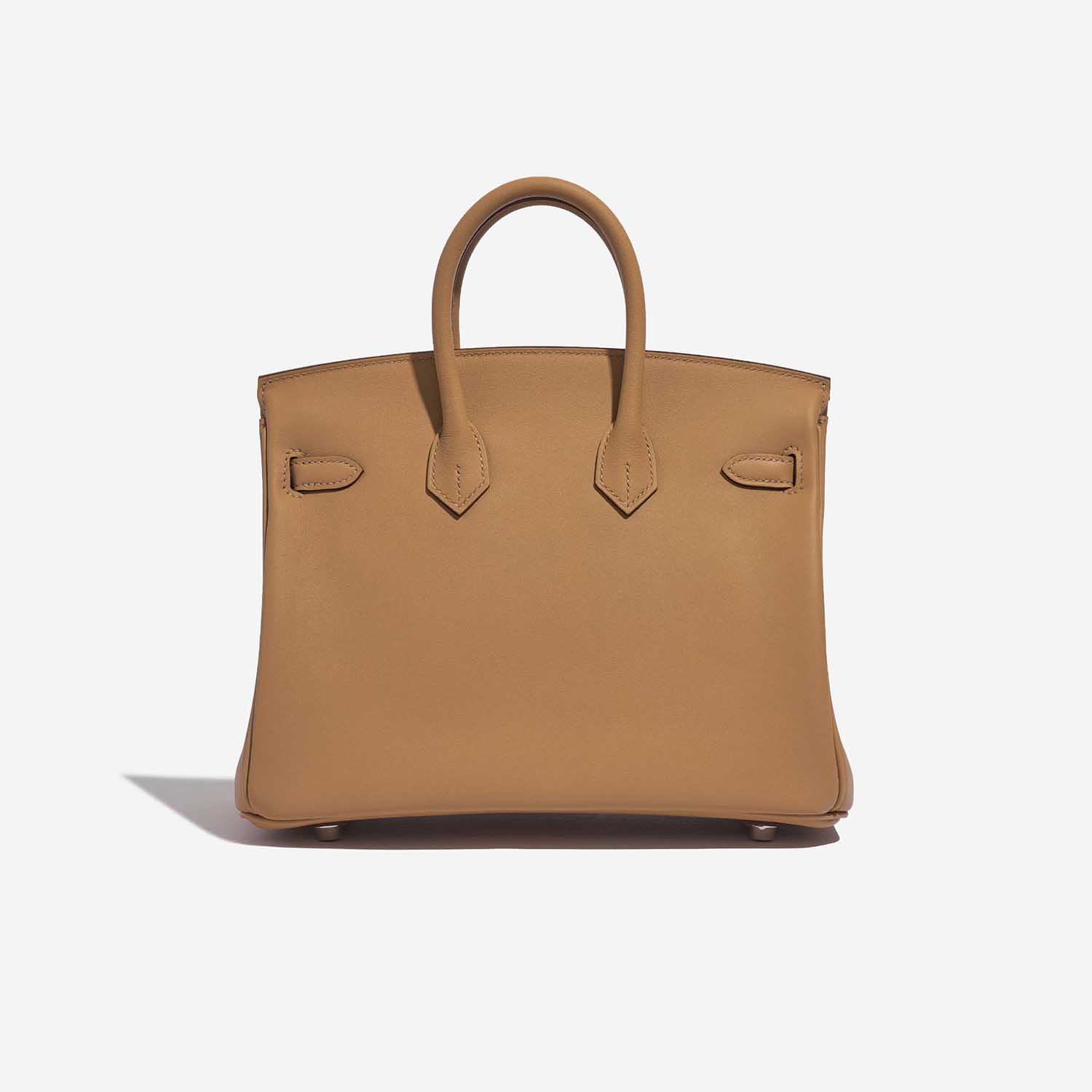 Pre-owned Hermès bag Birkin 25 Swift Biscuit In and Out Brown Back | Sell your designer bag on Saclab.com