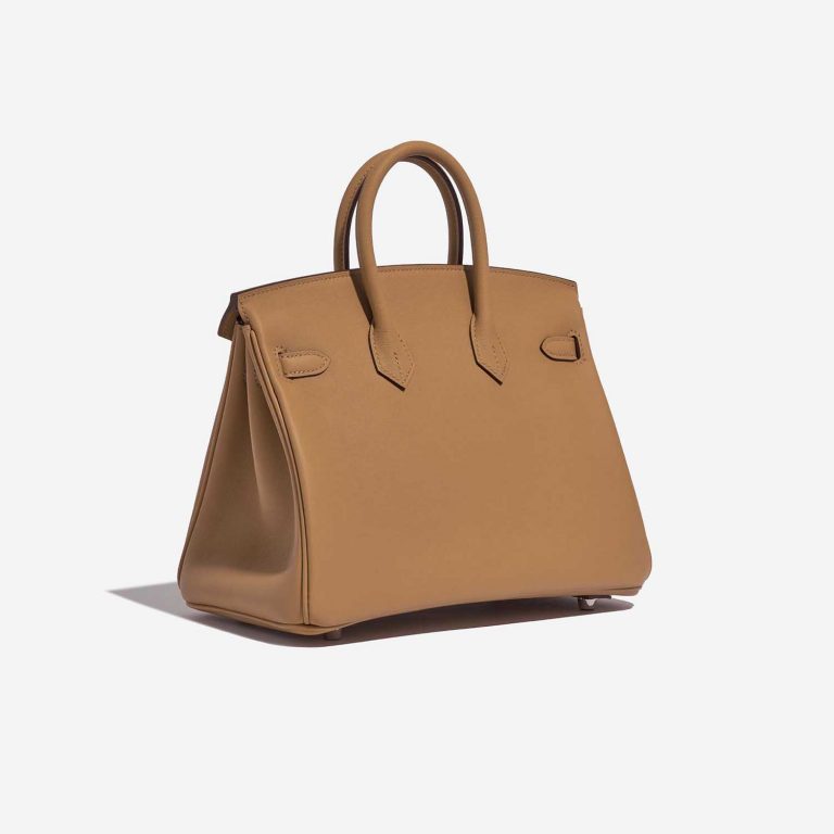 Pre-owned Hermès bag Birkin 25 Swift Biscuit In and Out Brown Side Back | Sell your designer bag on Saclab.com