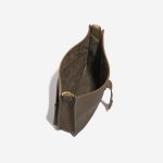 Pre-owned Hermès bag Evelyne 29 Taurillon Clemence Etoupe Brown Inside | Sell your designer bag on Saclab.com