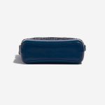 Pre-owned Chanel bag Gabrielle Medium Tweed / Calf Blue / Multicolor Blue, Multicolour Bottom | Sell your designer bag on Saclab.com