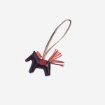 Pre-owned Hermès bag Rodeo PM Milo Lamb Raisin / Flamingo / Rouge Vif Multicolour, Violet Front | Sell your designer bag on Saclab.com