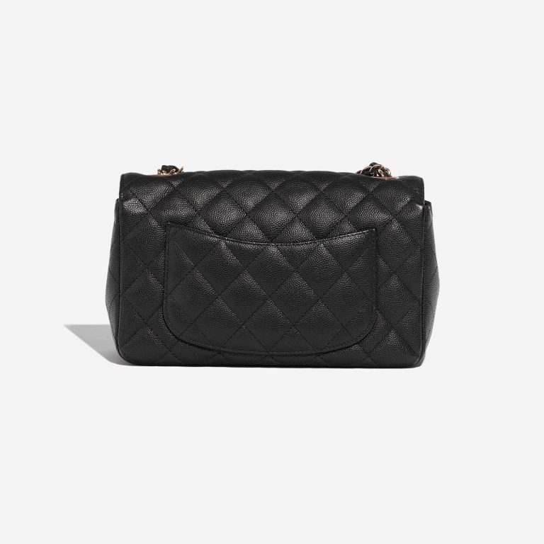 Pre-owned Chanel bag Timeless Mini Rectangular Caviar Black Black Back | Sell your designer bag on Saclab.com