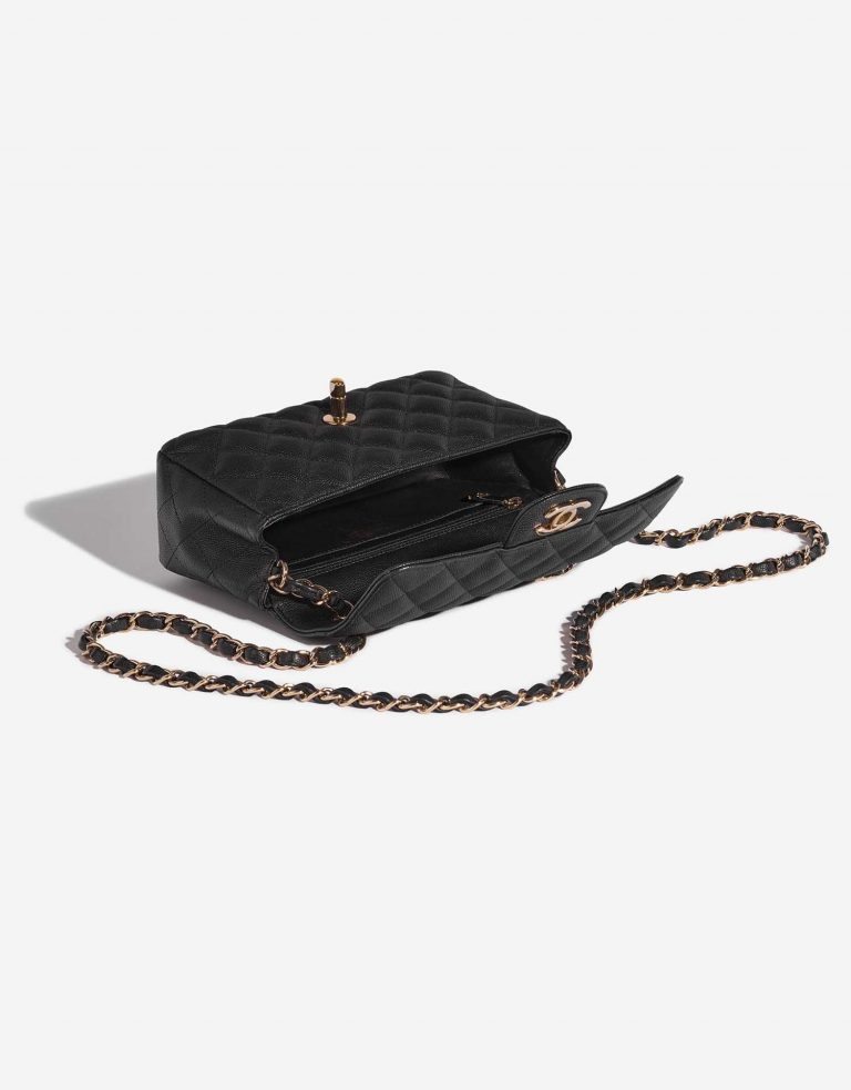 Pre-owned Chanel bag Timeless Mini Rectangular Caviar Black Black Inside | Sell your designer bag on Saclab.com