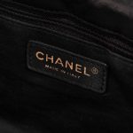 Pre-owned Chanel bag Timeless Medium Lamb Black Black Logo | Sell your designer bag on Saclab.com