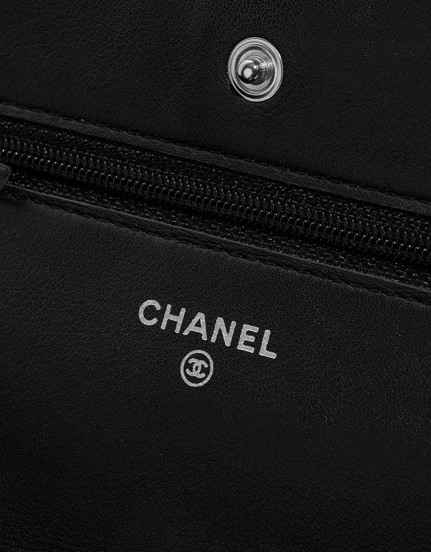 Pre-owned Chanel bag Timeless WOC Patent Leather Black Black Logo | Sell your designer bag on Saclab.com