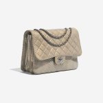 Pre-owned Chanel bag Timeless Medium Python Gold Gold Side Front | Sell your designer bag on Saclab.com