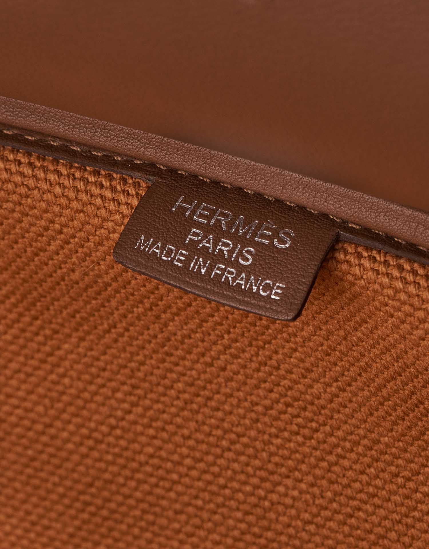 Pre-owned Hermès bag Birkin Cargo 35 Swift / Toile Goeland Marron / Gold Brown Logo | Sell your designer bag on Saclab.com
