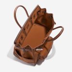 Pre-owned Hermès bag Birkin Cargo 35 Swift / Toile Goeland Marron / Gold Brown Inside | Sell your designer bag on Saclab.com