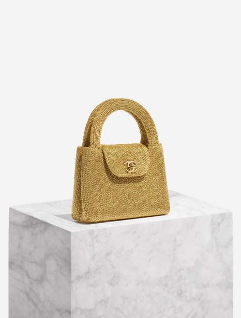 Pre-owned Chanel bag Timeless Handle Small Silk Rope Gold Gold | Sell your designer bag on Saclab.com