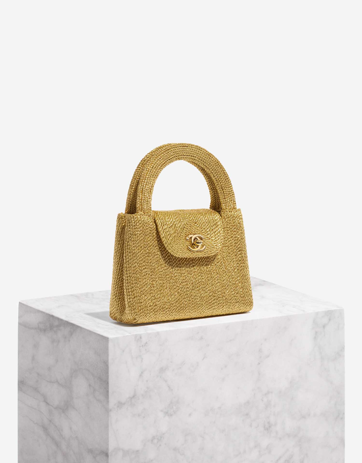 Chanel Timeless Handle Small Silk Rope Gold | SACLÀB