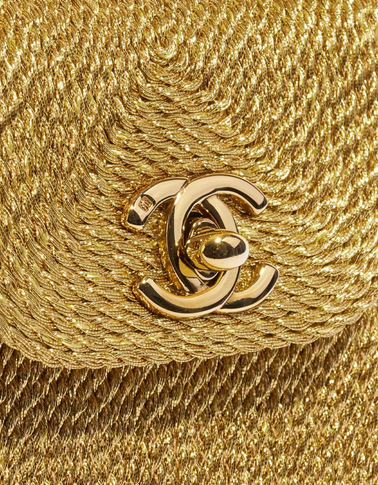 Pre-owned Chanel Tasche Timeless Handle Small Silk Rope Gold Gold Closing System | Verkaufen Sie Ihre Designer-Tasche auf Saclab.com