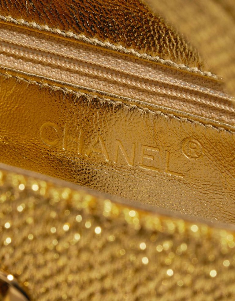 Pre-owned Chanel Tasche Timeless Handle Small Silk Rope Gold Gold Logo | Verkaufen Sie Ihre Designer-Tasche auf Saclab.com