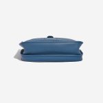Pre-owned Hermès bag Evelyne 33 Clemence Bleu Agathe Blue Bottom | Sell your designer bag on Saclab.com