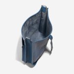Pre-owned Hermès bag Evelyne 33 Clemence Bleu Agathe Blue Inside | Sell your designer bag on Saclab.com