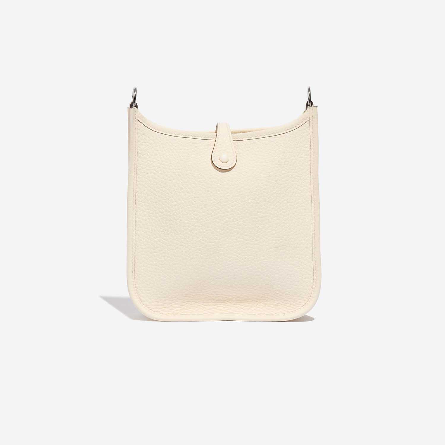 Pre-owned Hermès bag Evelyne 16 Taurillon Clemence Nata / White Beige, White Back | Sell your designer bag on Saclab.com