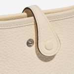 Pre-owned Hermès bag Evelyne 16 Taurillon Clemence Nata / White Beige, White Closing System | Sell your designer bag on Saclab.com