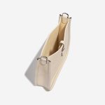 Pre-owned Hermès bag Evelyne 16 Taurillon Clemence Nata / White Beige, White Inside | Sell your designer bag on Saclab.com
