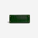 Pre-owned Hermès bag Kelly 28 Alligator Mississippiensis Vert Emeralde Green Bottom | Sell your designer bag on Saclab.com