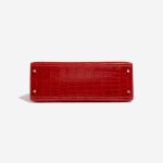 Pre-owned Hermès bag Kelly 32 Niloticus Crocodile Braise Red Bottom | Sell your designer bag on Saclab.com