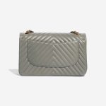 Pre-owned Chanel bag Timeless Jumbo Lamb Grey Grey Back | Sell your designer bag on Saclab.com