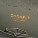 Pre-owned Chanel bag Timeless Jumbo Lamb Grey Grey Logo | Sell your designer bag on Saclab.com