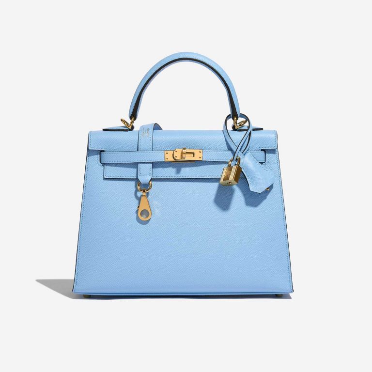 Hermès Kelly 25 Epsom Blue Celeste | SACLÀB