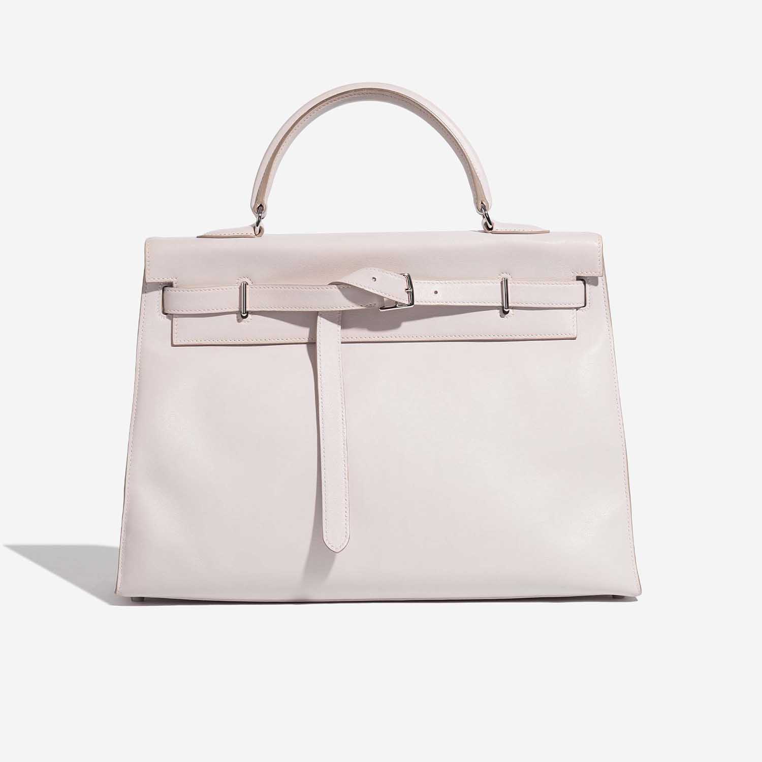 Pre-owned Hermès Tasche Kelly Flat 35 Swift Rose Dragee Pink, Rose Front | Verkaufen Sie Ihre Designer-Tasche auf Saclab.com