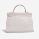 Pre-owned Hermès bag Kelly Flat 35 Swift Rose Dragee Pink, Rose Back | Sell your designer bag on Saclab.com