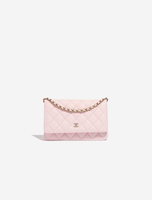 Pre-owned Chanel bag Timeless WOC Caviar Light Pink Pink Front | Sell your designer bag on Saclab.com