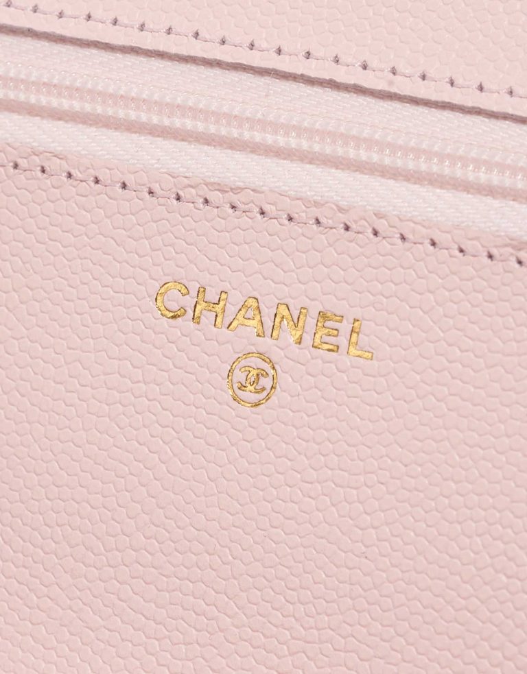 Pre-owned Chanel bag Timeless WOC Caviar Light Pink Pink Logo | Sell your designer bag on Saclab.com