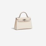 Pre-owned Hermès bag Kelly Mini Epsom Nata Beige Side Front | Sell your designer bag on Saclab.com