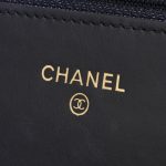 Pre-owned Chanel bag 2.55 Reissue WOC Aged Calf Navy Blue Blue Logo | Sell your designer bag on Saclab.com