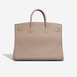 Pre-owned Hermès bag Birkin 40 Clemence Gris Tourterelle Grey Back | Sell your designer bag on Saclab.com