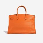 Pre-owned Hermès bag Birkin 35 Swift Orange H Orange Back | Sell your designer bag on Saclab.com