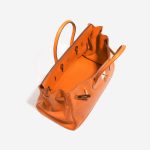 Pre-owned Hermès bag Birkin 35 Swift Orange H Orange Inside | Sell your designer bag on Saclab.com