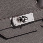 Pre-owned Hermès bag Birkin 35 Togo Etain Grey Closing System | Sell your designer bag on Saclab.com