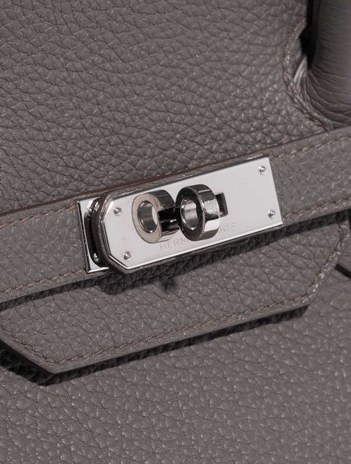 Pre-owned Hermès bag Birkin 35 Togo Etain Grey Closing System | Sell your designer bag on Saclab.com