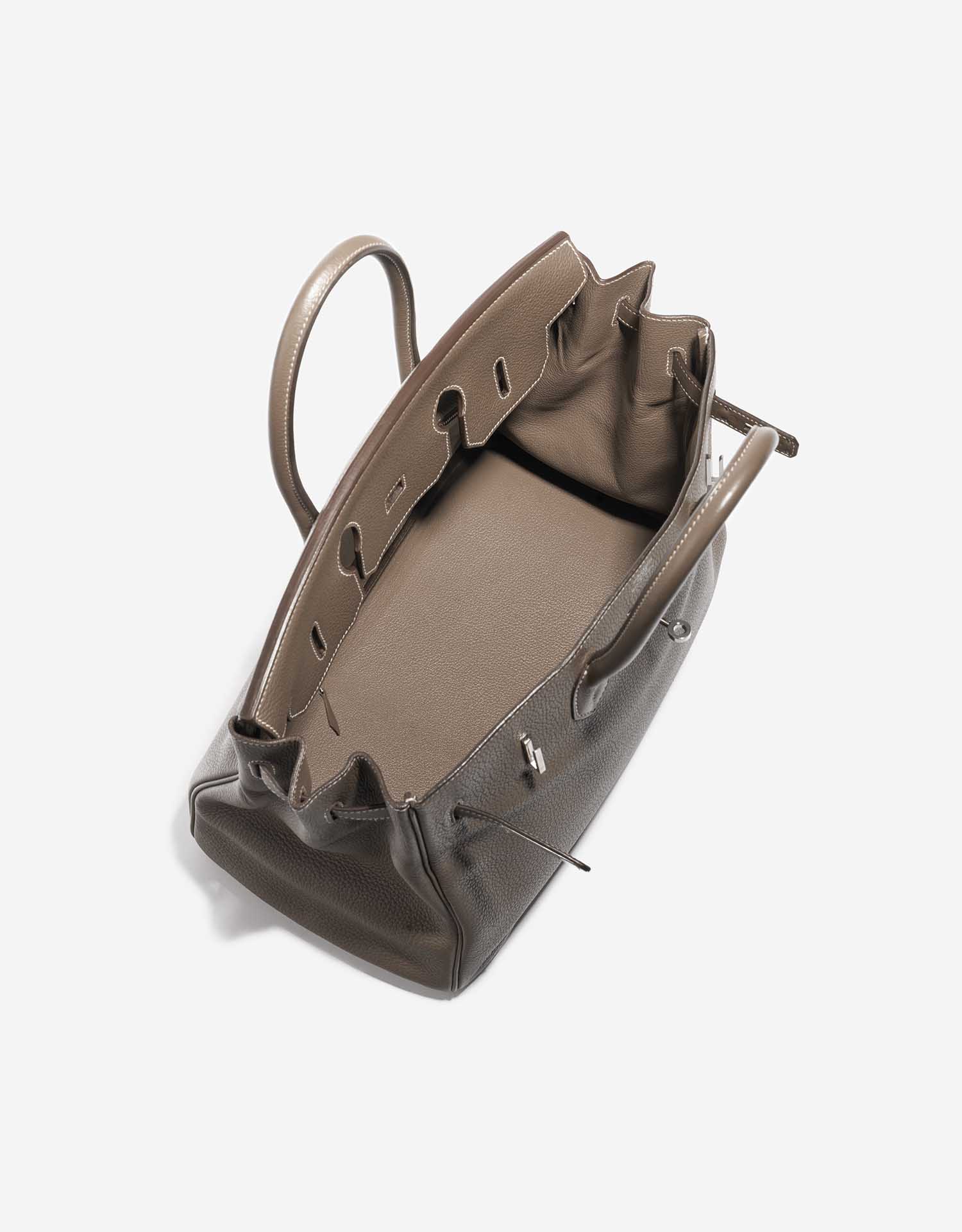 Hermes Togo Leather 35 Centimeter Birkin Bag Black with Palladium Hardware  - Luxury In Reach