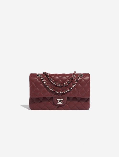 Pre-owned Chanel bag Timeless Medium Lamb Dark Red Red Front | Sell your designer bag on Saclab.com