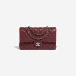 Pre-owned Chanel bag Timeless Medium Lamb Dark Red Red Front | Sell your designer bag on Saclab.com