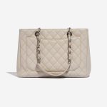 Pre-owned Chanel bag Shopping Tote GST Caviar Cream Beige Back | Sell your designer bag on Saclab.com