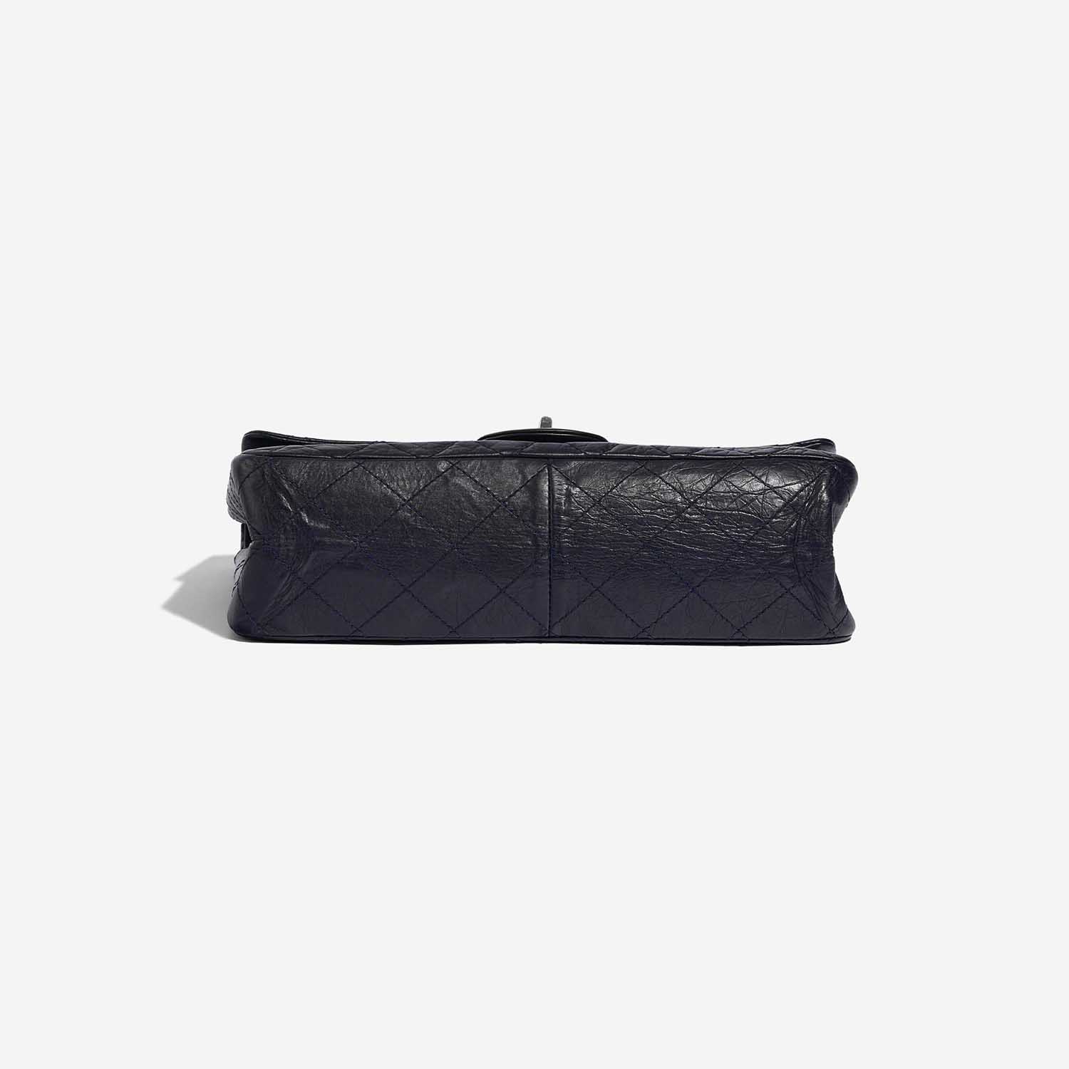 Pre-owned Chanel bag 2.55 Reissue 227 Aged Calfskin Dark Blue Bottom | Sell your designer bag on Saclab.com