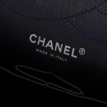 Pre-owned Chanel bag 2.55 Reissue 227 Aged Calfskin Dark Blue Blue Logo | Sell your designer bag on Saclab.com