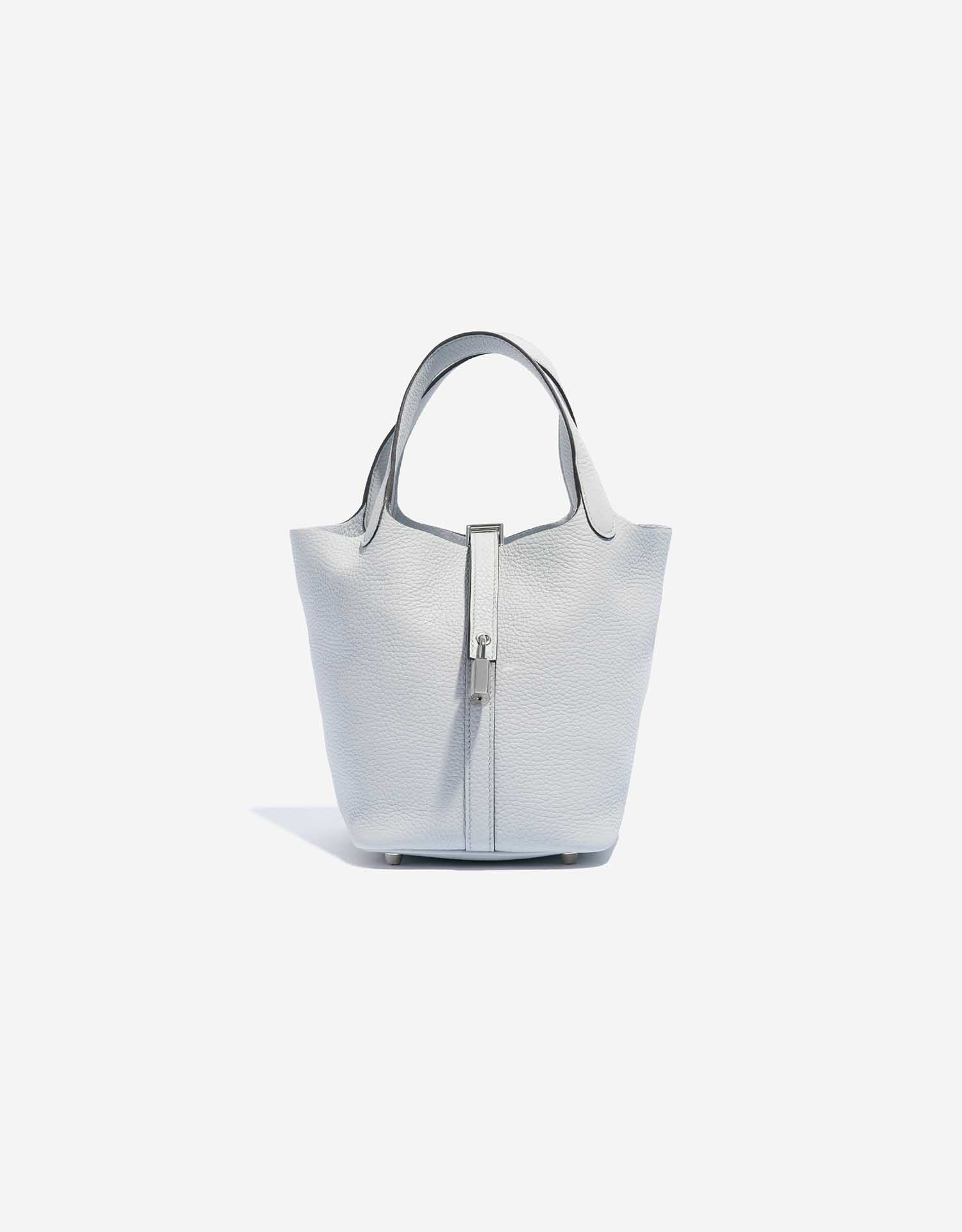 Hermès Picotin 18 Clemence Blue Pale | SACLÀB