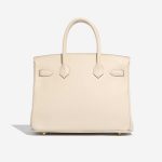Pre-owned Hermès bag Birkin 30 Epsom Craie Beige Back | Sell your designer bag on Saclab.com