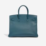 Pre-owned Hermès bag Birkin 35 Togo Blue Colvert Blue Back | Sell your designer bag on Saclab.com