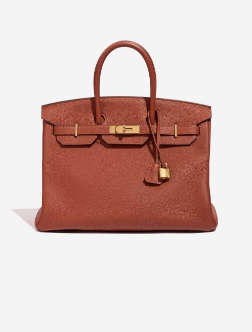 Pre-owned Hermès bag Birkin 35 Togo Cuivre Brown | Sell your designer bag on Saclab.com