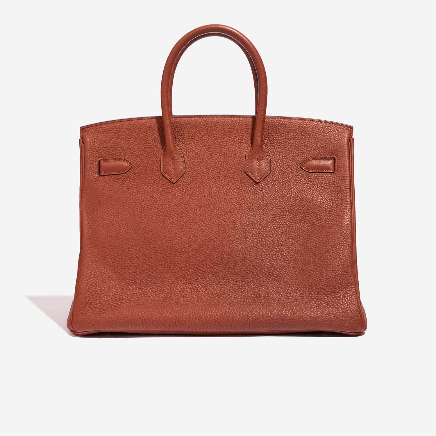 Pre-owned Hermès bag Birkin 35 Togo Cuivre Brown Back | Sell your designer bag on Saclab.com
