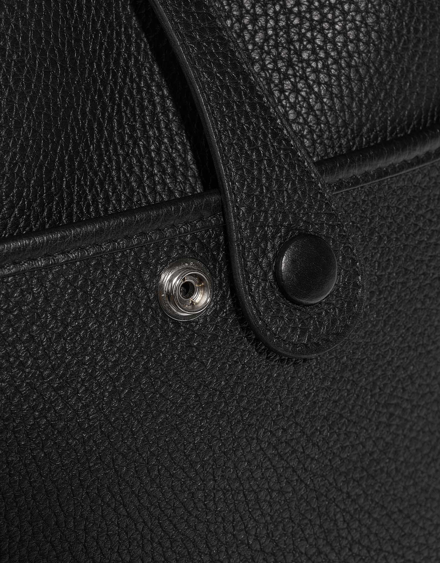 Pre-owned Hermès bag Evelyne 29 Clemence Black Black Closing System | Sell your designer bag on Saclab.com